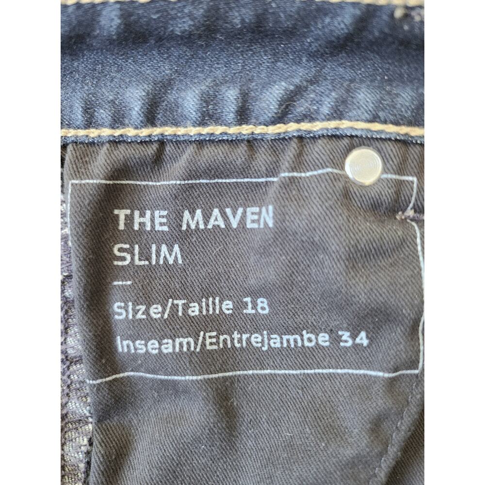 Dovetail Workwear Womens 18/34 Maven Stretch Slim Leg Fit Denim Cargo Pants - Picture 6 of 8